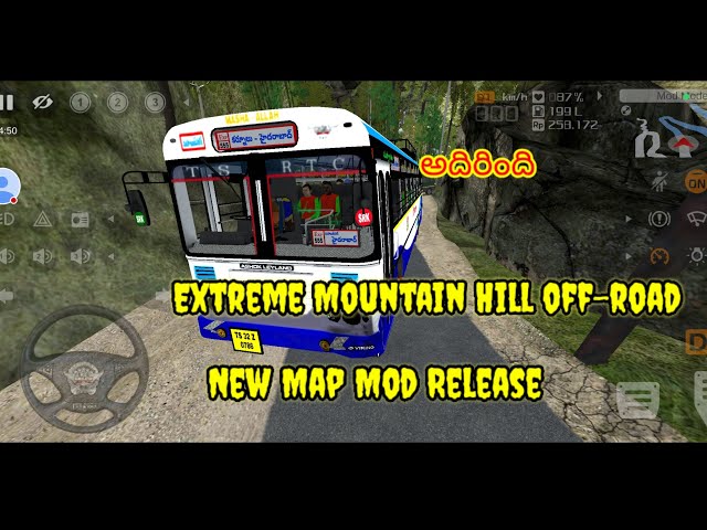 New Maps Mod Release Extreme Hill's Off road 🛣️ support and subscribe my channel 🔔🛎️🚍