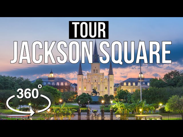 360° VR Tour of Jackson Square and the St. Louis Cathedral in New Orleans | 8K