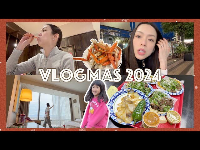 在賭城的VLOGMAS♡沒主線任務就是開心｜最愛有蟹腳的把費｜隨性走走逛逛｜吃超級火爆的Tacos｜Container Park｜Tacos El Gordo｜A.Y.C.E. Buffet｜