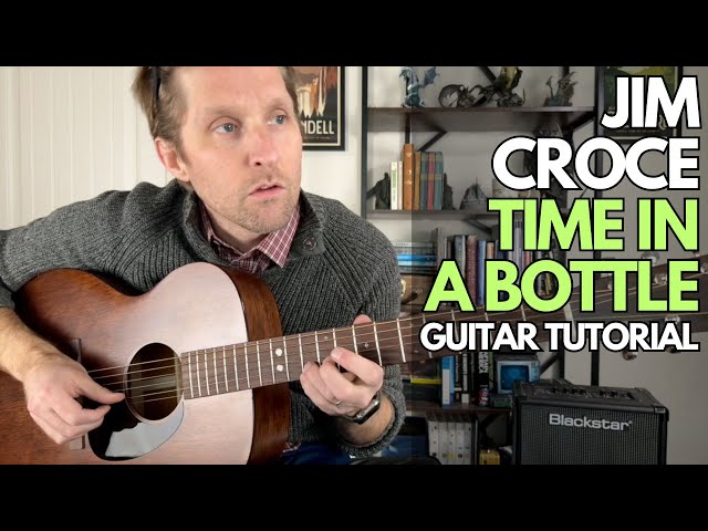 Time in a Bottle by Jim Croce Guitar Tutorial - Guitar Lessons with Stuart!