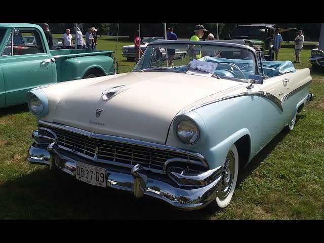 Antique Cars (1951 - 1959) at Rose Hill Manor Benefit Car Show 2021 3D 180 VR