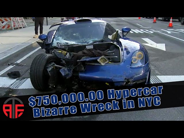 $750K Hypercar in Bizarre Wreck in NYC