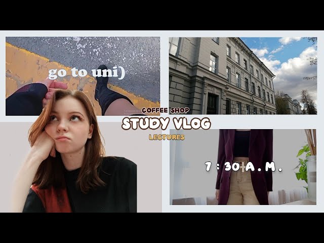 [ MY STUDY VLOG ]  ❄🐣 a day in the life, studying, walking