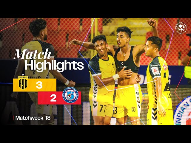 Match Highlights | Hyderabad FC 3-2 Jamshedpur FC | MW 18 | ISL 2024-25