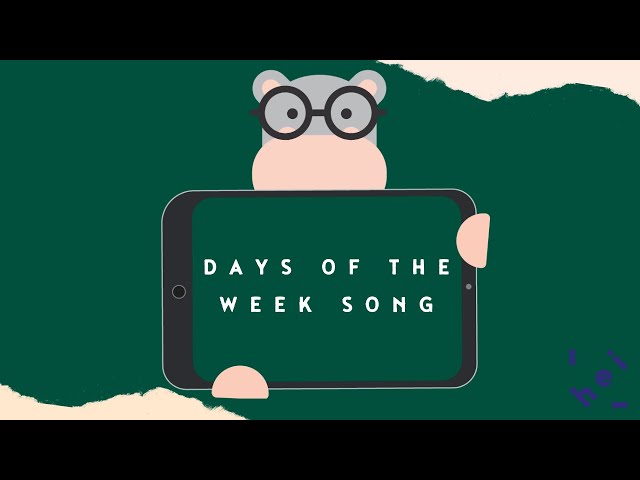 Miss.Nicole: DAYS OF THE WEEK SONG