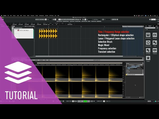 Selection Tools Overview and the Concept of Layers | Getting Started With SpectraLayers