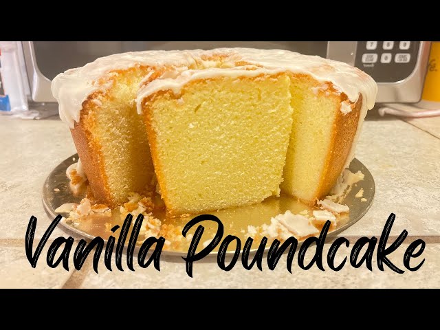 Buttermilk Poundcake Recipe | Vanilla Buttermilk Poundcake  (Old Fashioned)