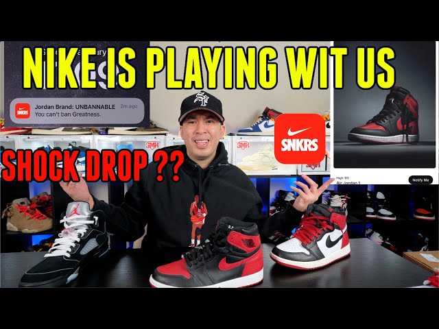 NIKE IS PLAYING GAMES WITH US !!! IMPOSSIBLE TO TOUCH THESE JORDAN 1 BRED 85 HIGH 🤦‍♂️😡