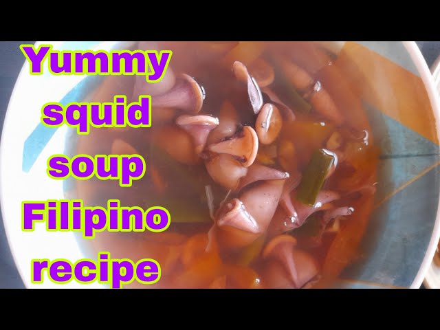 Squid soup Recipe