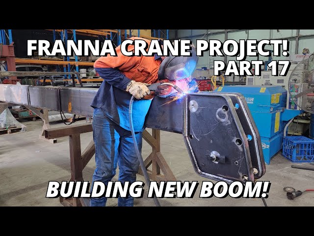 Finish Building NEW Crane Boom! | Franna Crane Project | Part 17