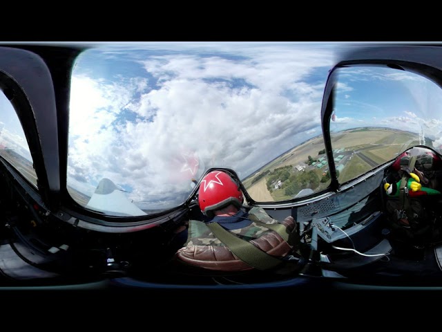 Dogfight , chasing a Boomerang CA12 through  the air at Air Legends 2019