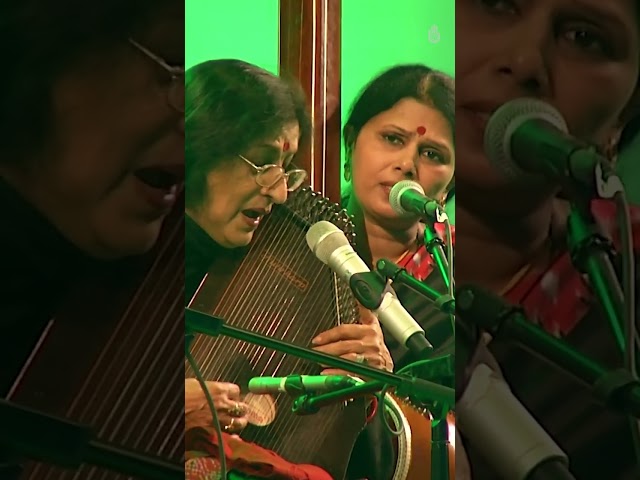 Gaanasaraswati Kishori Amonkar and shishya Nandini Bedekar singing Raag Kedar