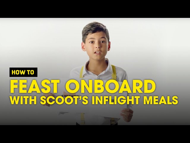 How to Feast On Board with Scoot's Inflight Meals - Scoot