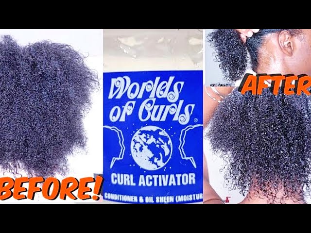 I tried WORLD OF CURLS  Curl Activator on Type 4 Hair| My curls POPPED!