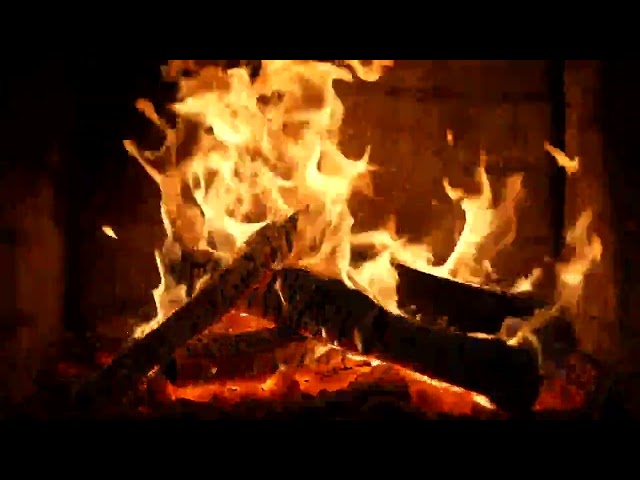 10 HOURS ✰ Fireplace Burning ☆ NO ADS ☆ HQ fireplace sound ✰ Sleep Sounds with Relaxing Fireplace