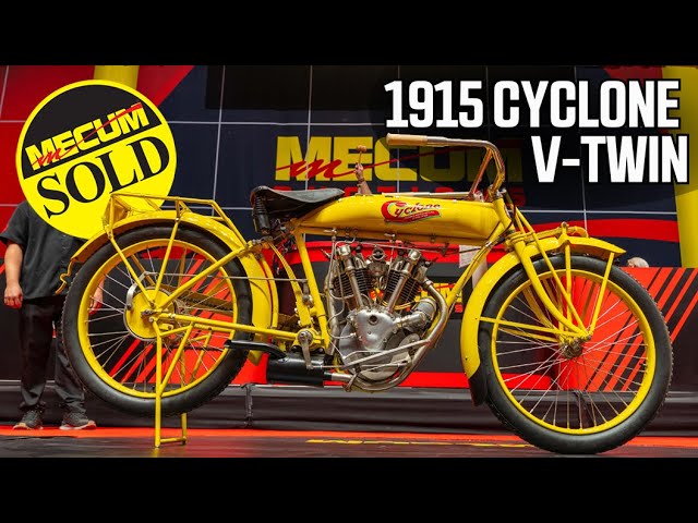 World Record Motorcycle Sale: 1915 Cyclone V-Twin Sells for $1.32M