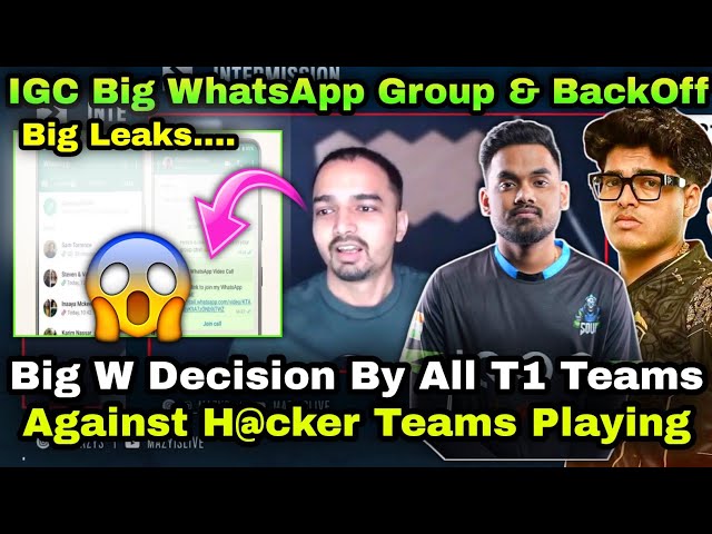 Big IGC Decision Against H@ckers 😱Why Skyesports Tournament Postponed 😮 IGC WhatsApp Group✅