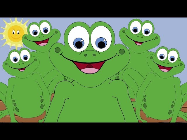 5 Little Speckled Frogs. Nursery Rhyme for Babies and Toddlers from Sing and Learn.