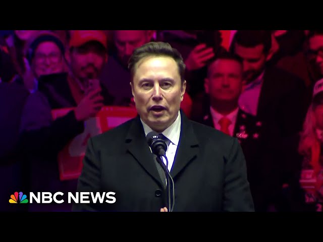 Elon Musk speaks at President-elect Trump's victory rally: 'We're going to do great things here'