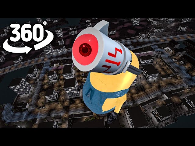 Mega Minions Mel in Your City! | 360° VR