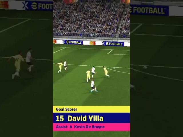 "This eFootball Goal Will Blow Your Mind! 💥"#efootball2025ppsspp#efootball2025#davidvilla#shorts