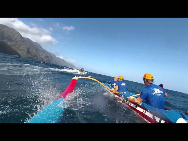 Second Huli. Na Pali Challange 2015. Kauai, Hawaii. Beautiful America.