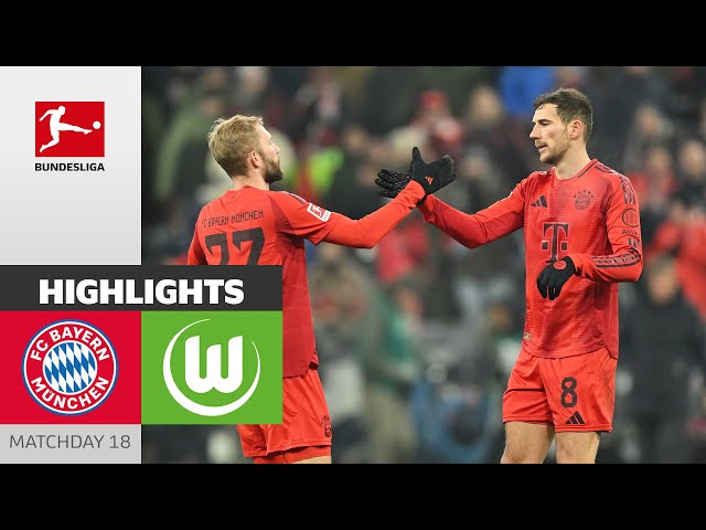 Hard Fought Victory In Munich! | FC Bayern München - Wolfsburg 3-2 | Highlights | Bundesliga