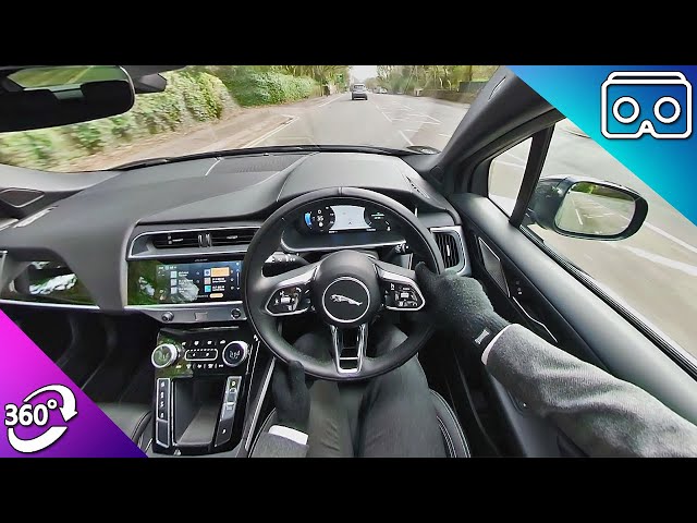 Jaguar I-Pace ('21) Black Edition - 360 VR Test Drive 4K