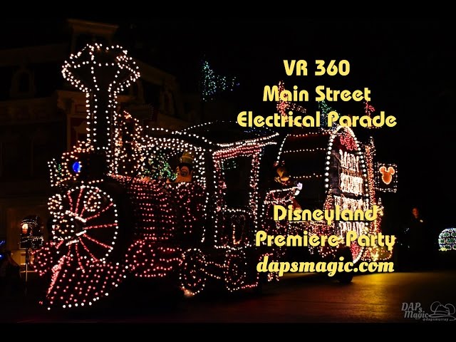 VR 360 Main Street Electrical Parade Disneyland Premiere 2017