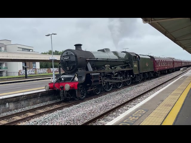 A Steam Railtour at Taunton Railway Station