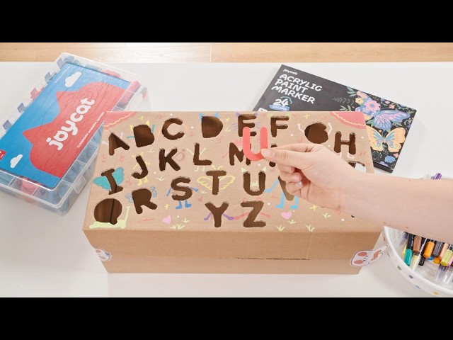 Easy & Fun ABC Letter Matching Box Game Tutorial for Parents & Kids! Best Mom Hacks DIY Ideas