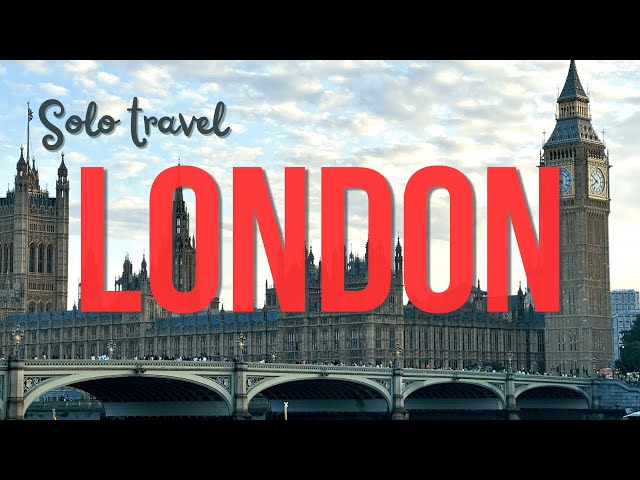 SOLO travel in LONDON | United Kingdom 🇬🇧 | Silent Vlog #silentvlog #citynoise #asmr #travelalone