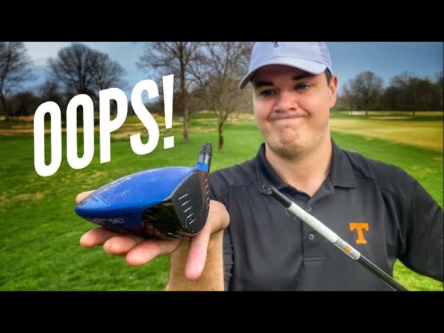 My Brother Breaks His Driver! | 2 Vs 1 Golf Match