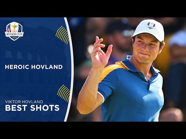 Viktor Hovland's Best Shots | 2023 Ryder Cup