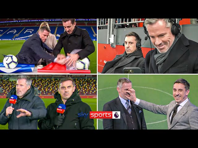 Jamie Carragher vs Gary Neville | The Liverpool vs Man Utd rivalry of Sky Sports! 👊