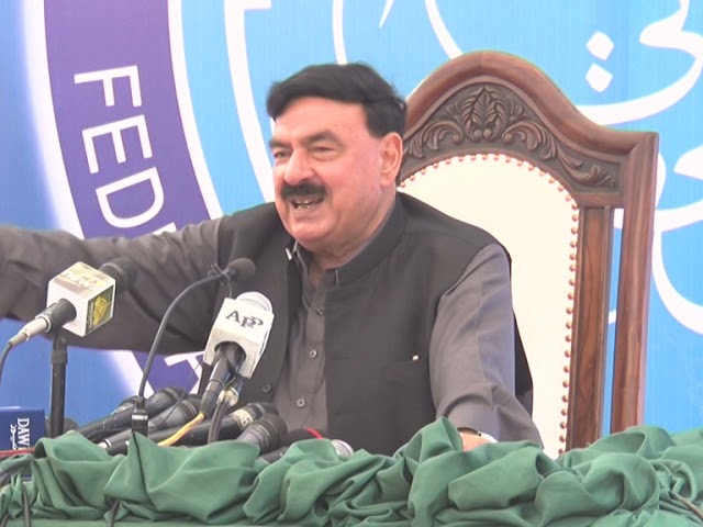 Sheikh Rashid | Interior Minister Sheikh Rashid Ahmed Media Talk karachi | pak exclusive tv