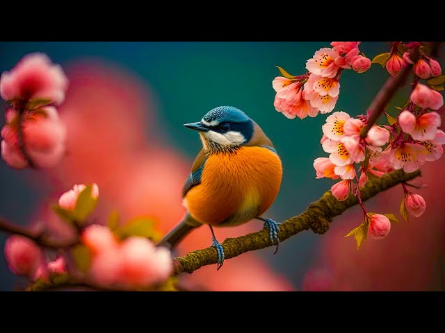 1 Hour Morning Music with Piano and Bird Song [4k] (Relaxing Music)