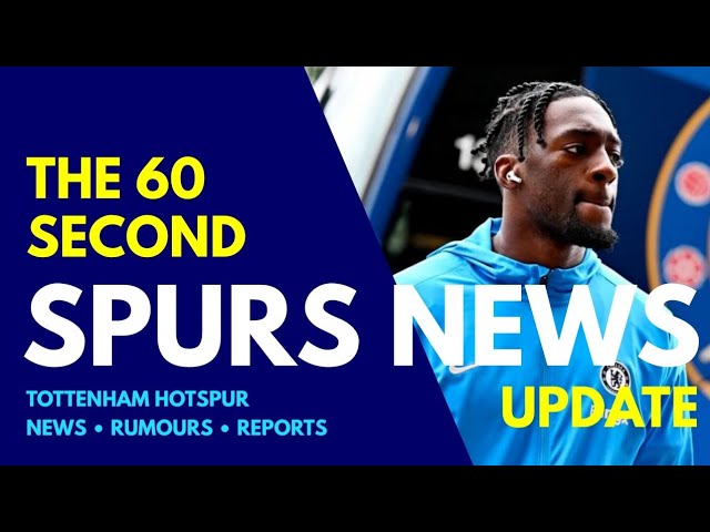 THE 60 SECOND SPURS NEWS UPDATE: Contact Made For Axel Disasi, Danso's Medical, Lehane, New Attacker