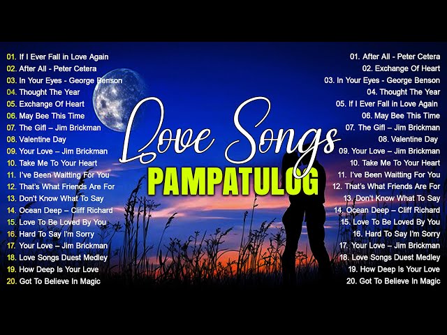 Romantic Love Songs 2025❣️Love Songs Greatest Hit Full Album❣️Sleeping Old Love Songs Collection