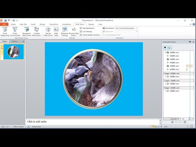 How to Animate Video Inside a Circle Shape in PowerPoint