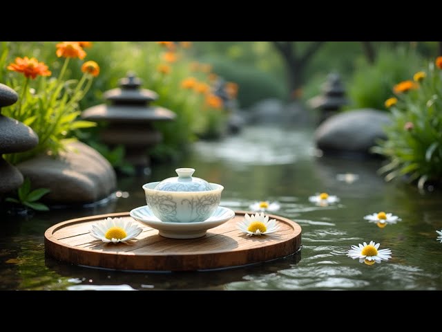 Bamboo Water Fountain Healing 24/7 自然の音とともに音楽をリラックス バンブーウォーターファウンテン