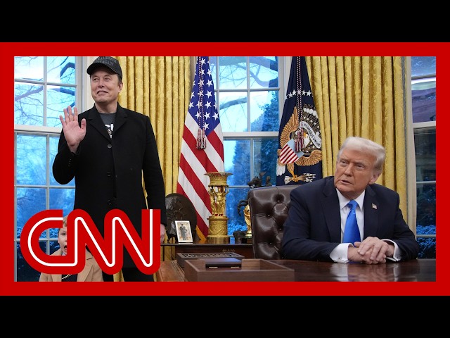 Elon Musk joins Trump in the Oval Office to speak with reporters