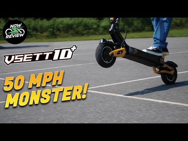 VSETT 10+ Review - The Craziest Scooter we have Ever Tested!