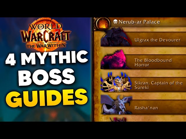 Mythic ULGRAX, BLOODBOUND HORROR, SIKRAN & RASHA'NAN Boss Guides | Nerub-ar Palace Raid Walkthrough