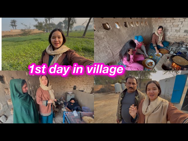 1st day in village | Sitara yaseen vlog