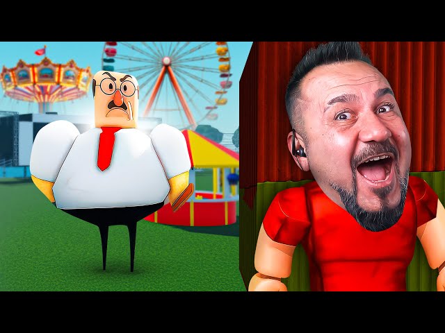 LUNAPARKTA MÜDÜR PEŞİMİZDE! | OKULDAN KAÇMA SİMULATÖR! | Escape From School Oynuyoruz 3