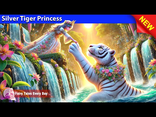 Silver Tiger Princess 🐯👰 Bedtime Stories - English Fairy Tales 🌛 Fairy Tales Every Day