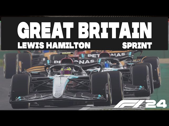 Great Britain Sprint with Lewis Hamilton | Cockpit | F1 24