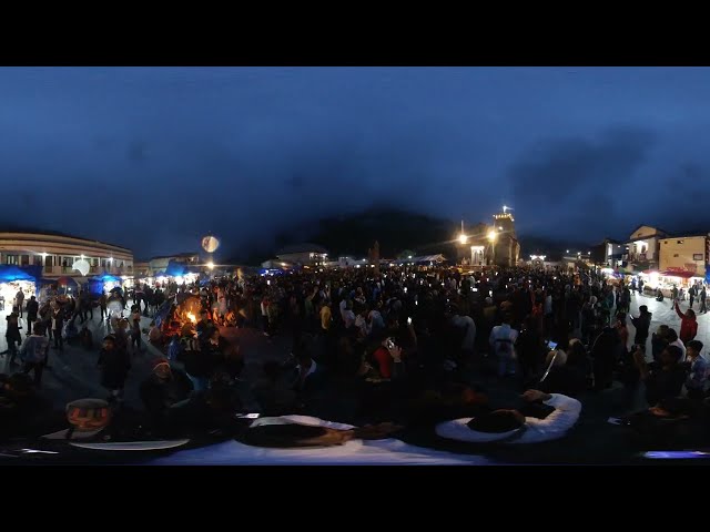 Kedarnath Temple Night Aarti View 360 | Kedarnath Temple Virtual Tour 360 Mahadev Temple