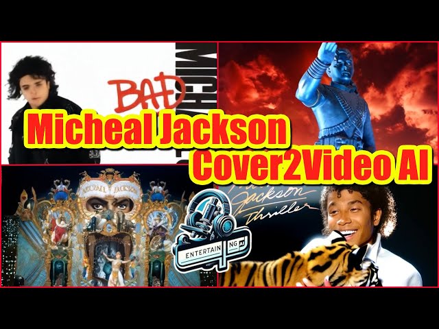 Michael Jackson Album Covers Animated | Cover2Video AI